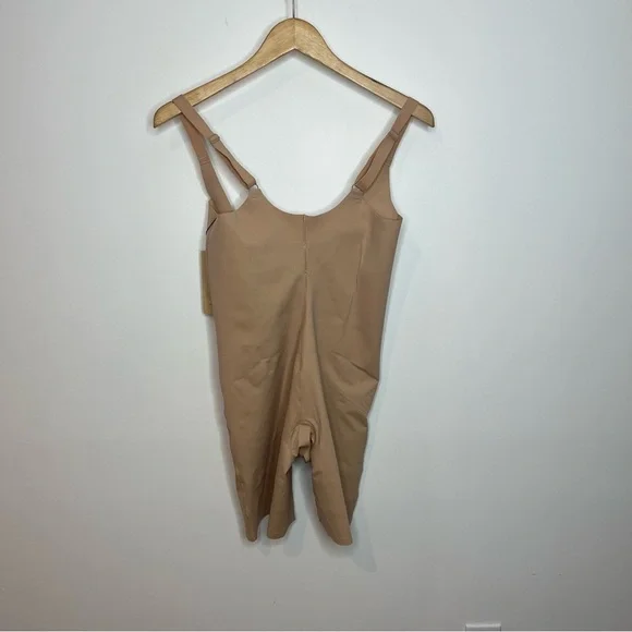 Knix Women's Size XL Customizable Open Bust Shaper Bodysuit Warm Sand NWT - Picture 6 of 14